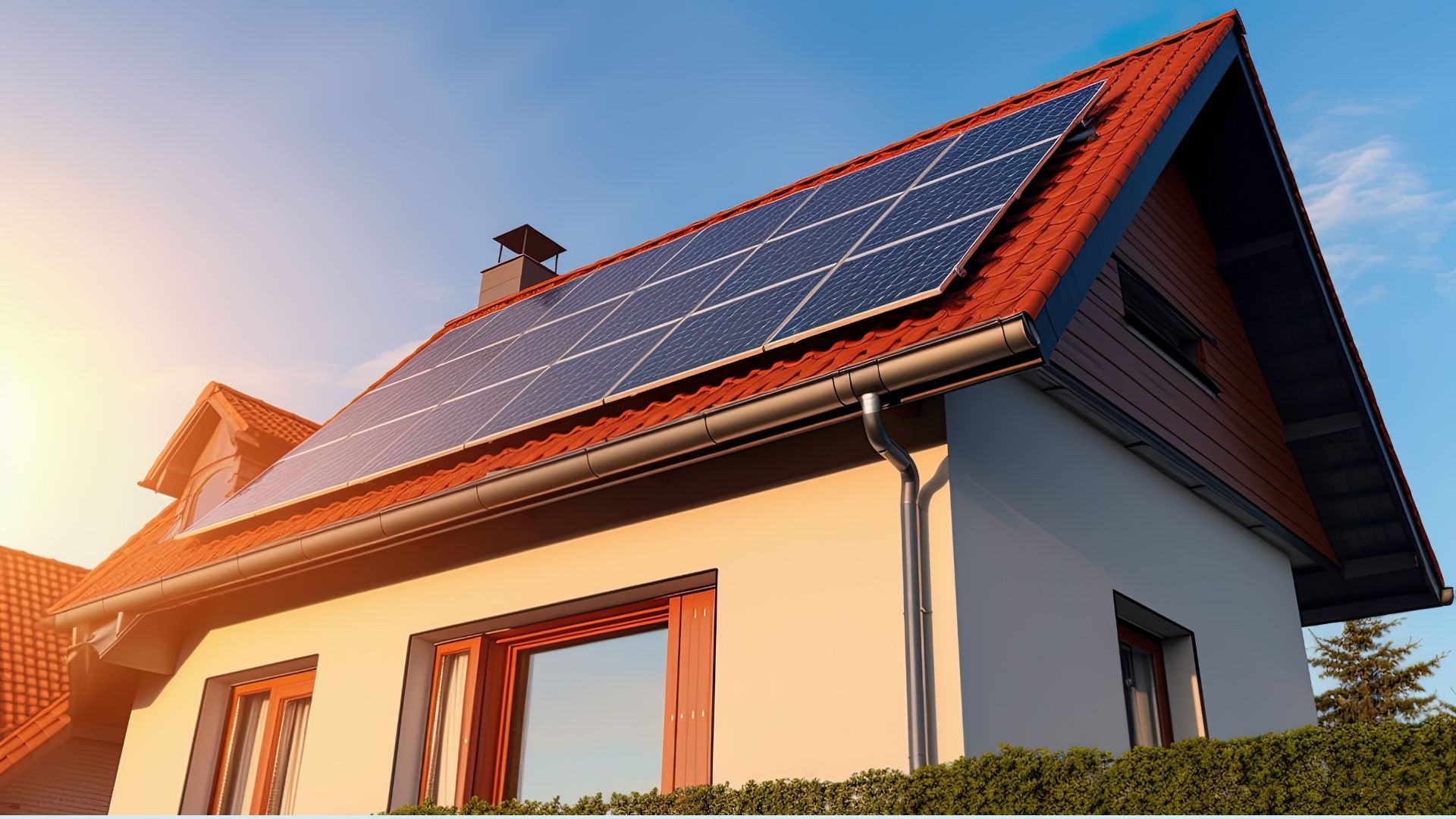 Placeholder image for a solar panel installation on a residential house