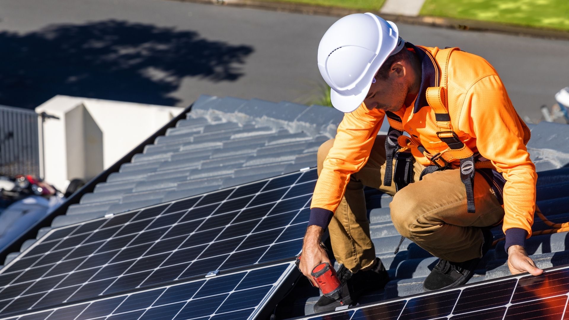 Placeholder image for a solar panel installation on a factory roof